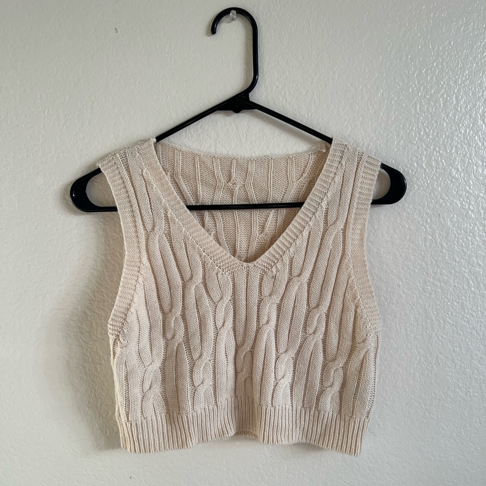 sweater tank top